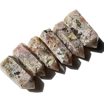 超特大‼️ 桜瑪瑙　ポイント　天然石　置物 Amazon.co.jp: 天然クリスタル工芸品桜瑪瑙ポイント花瑪瑙タワー